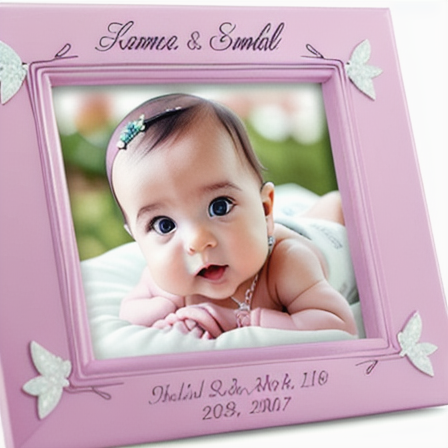 A personalized photo frame
