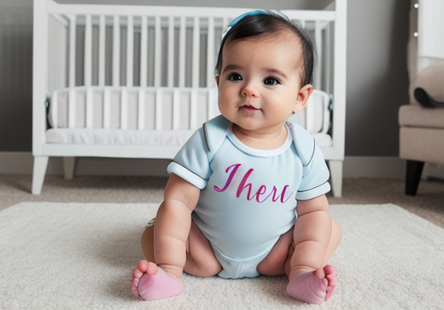 Personalized baby onesie