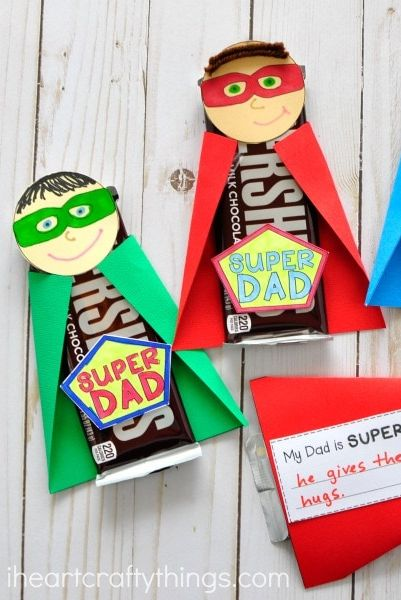 Super Dad Candy Card